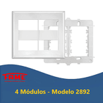 PLACAS COM SUPORTE 4X4 FAME LINHA EVIDENCE – VÁRIOS MODELOS