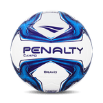 Bola Campo Penalty Bravo XXIV - Branca/Azul/Roxa 