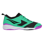Chuteira Futsal Penalty Max 1000 Ecoknit - Turquesa/Preto/Lilás