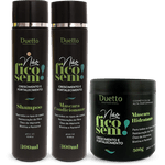 Kit Não Fico Sem Fortalecimento e Crescimento Duetto Professional 300ml 