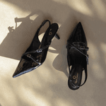Scarpin Slingback Serena Preto