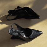 Sapato Slingback Jade Preto