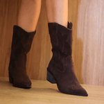 Bota Aline Marrom