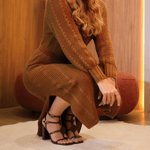 Sandália Liz Marrom