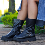 Coturno Sthefany Preto 