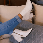 Bota Julia Couro branco off