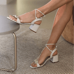 Sandália Lindsay Branco Off