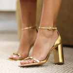 Sandália Cecília Dourada