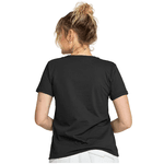 Camiseta Preta Babylook 100% Algodão Feminina 