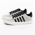 Tênis Randall Lona Camurça SK8 AD - BRANCO/PRETO