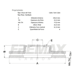 Kit Pastilha Disco Freio Sandero/logan 2014 2017 2020 2022