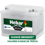 Heliar EFB 60AH + Brindes | Garantia 24 Meses | Com Base de Troca