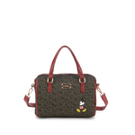 Bolsa Feminina Baú Mickey Mouse Preto/Vermelho Ref. 09991.09982