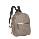 Bolsa Mochila Feminina Gash Matelassê Cinza Ref. 09951.09922