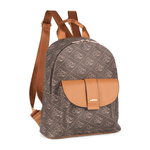 Mochila Feminina Mickey Silhueta Marrom Ref. 09591.09972