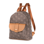 Mochila Feminina Mickey Silhueta Marrom Ref. 09591.09972