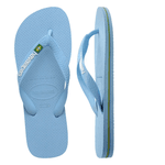 Chinelo Havaianas Brasil Logo Azul Lavanda