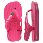 Chinelo Havaianas Baby Brasil - Rosa Flux
