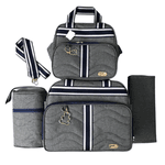 Kit de bolsas Ludy Baby Cinza