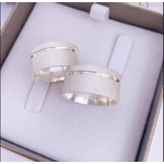 Par De Alianças Em Prata 950