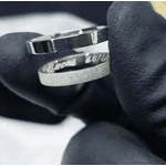 Par De Alianças Em Prata 950