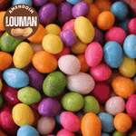 Amendoim Colorido Confeitado Crocante Louman com deliciosa casquinha de açúcar colorida 400g
