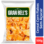 Flocos De Milho Sem Açúcar Cereal Matinal Corn Flakes GRAN BELL'S 500g