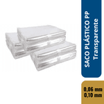 Saco Plástico Transparente Organizador para escritório vários Tamanhos Espessura 0,06 e 0,10 - 100% Virgem