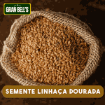 Linhaça Dourada Semente de Linhaça Dourada GRAN BELL'S 1Kg