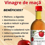 Vinagre de Maçã pet com 400ml - Almaromi