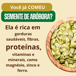 Semente De Abóbora Sem Casca Torrada Sem Sal GRAN BELL'S