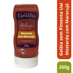 Kit com 3 Unid. de Geléia de Pimenta Uai - Sabores Alho, Cebola e Maracujá com Mostarda - Reserva da Canastra