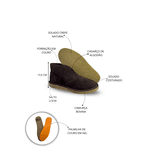 Sapato Masculino Cacareco - Camurça Café 