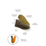 Sapato Masculino Cacareco - Camurça Areia