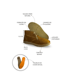 Sapato Masculino Cacareco - Camurça Havana