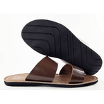 Sandália Masculina Casual Couro Itacare Cafe