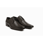 Sapato Social Luke - Couro Café 