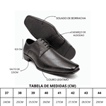 Sapato Social Luke - Couro Café 