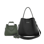 Kit Liz Preta + Chloe Verde Militar
