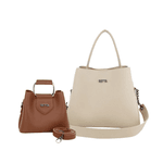 Kit Liz Marfim + Chloe Caramelo