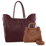 Kit Helena Vinho + Chloe Caramelo