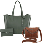 Kit Yasmin Verde + Kiarinha Caramelo