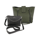 Kit Saco Verde + Kiara Preta