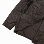 JAQUETA DE COURO MARROM ROAD GOLA PADRE RHOUKER