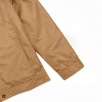 JAQUETA DE COURO BEGE DESERT ESTILO CAMISA RHOUKER