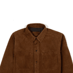 JAQUETA DE COURO COFFEE ESTILO CAMISA RHOUKER