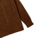 JAQUETA DE COURO COFFEE ESTILO CAMISA RHOUKER