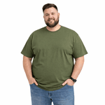 Camiseta Plus Size Verde Militar