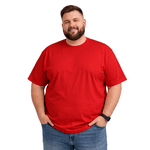 Camiseta Plus Size Vermelho