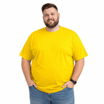 Camiseta Plus Size Amarelo Bandeira